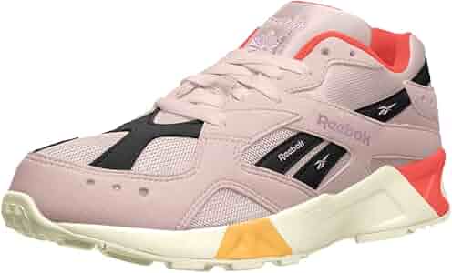 Amazon.com | Reebok AZTREK Shoe, ashen lilac/lilac fog/grey/red